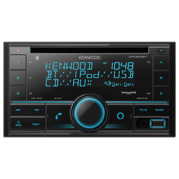 Kenwood Double DIN in-Dash CD Receiver with Bluetooth DPX504BT
