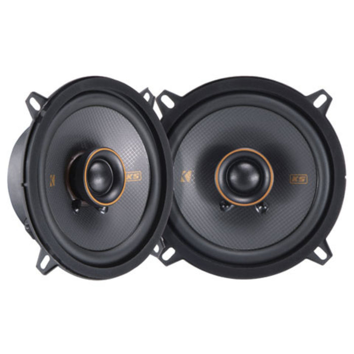 Kicker KS Series Pair of 5.25" Coaxial 4 Ohm 75 Watts Speakers 51KSC504