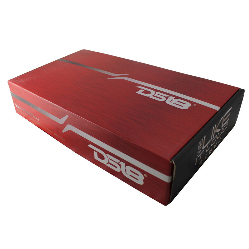 DS18 4 Channel Korean Amplifier Class AB Full Range w/ Bass Knob EXL-P1200X4