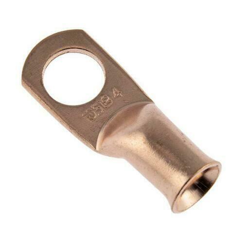10x Copper Cable Lug Ring Terminals AWG 4 Battery Wire Welding Cable DS18 - Big Jeff Online Inc