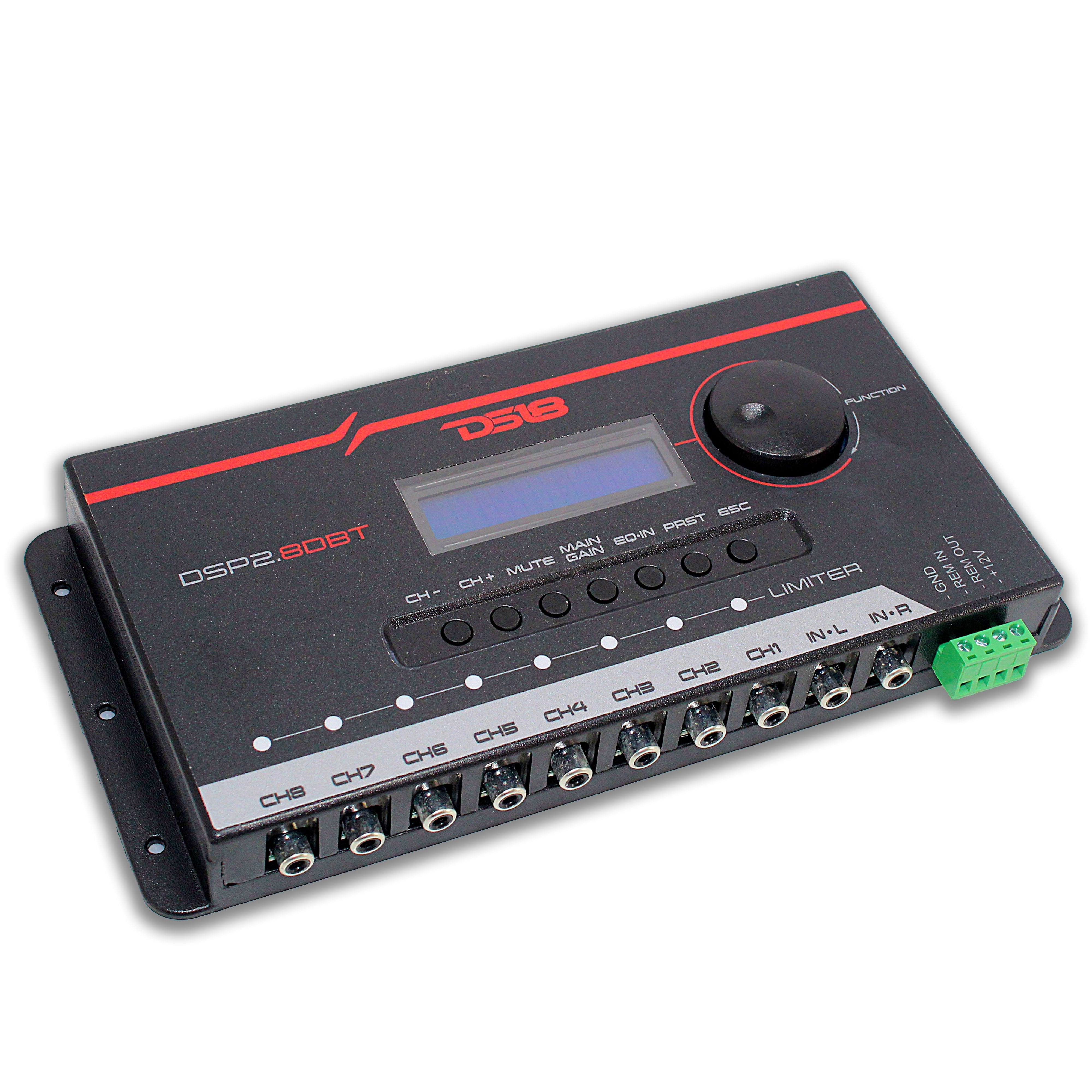 DS18 DSP Crossover & Equalizer 8 Channel Digital Processor