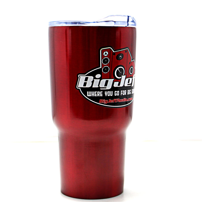 Official Big Jeff Audio 30oz Vacuum Insulated Stainless Steel Tumbler with Logo