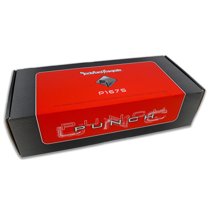 2x Rockford Fosgate Car Audio 6.75 Fullrange Speakers 240W 4 Ohm 3 Way P1675
