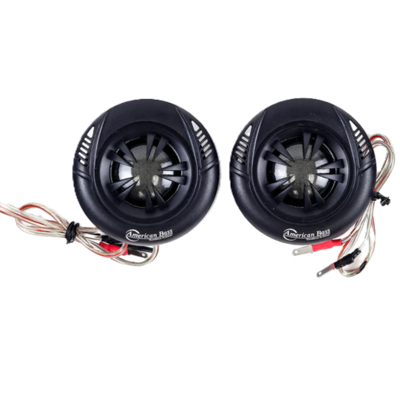 American Bass Pair of 1" Neodymium Tweeters 120W 4 Ohm w/ Multiple Mounts SQ-T2