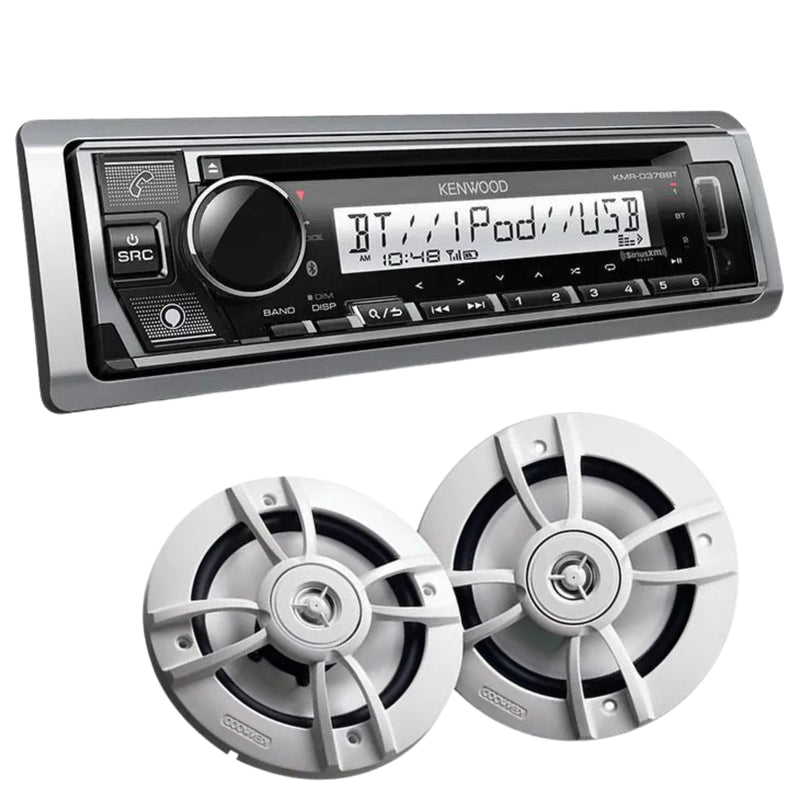 Kenwood Marine Audio Package: Includes CD Receiver and 6.5" Marine Speakers