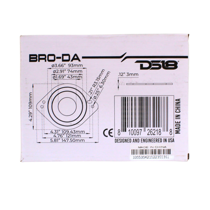 DS18 BRO-DA Bronco Dashboard Speaker Adapter for Tweeters and Midrange Speakers