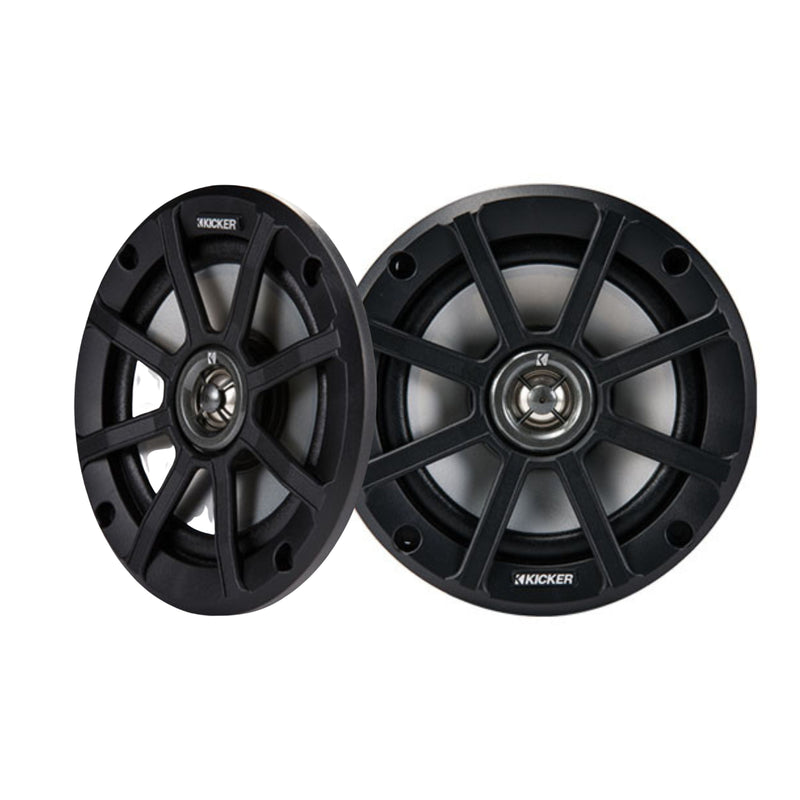 Kicker PS 6.5" Weather-Proof Coaxial Speakers 2 ohm 120W Peak 42PSC652 (Pair)