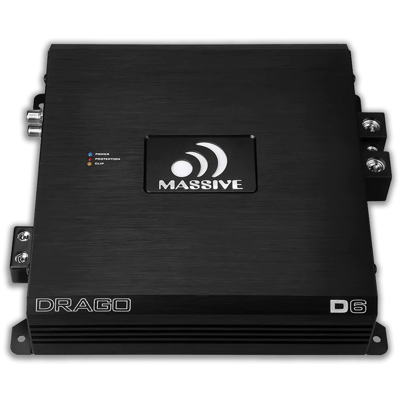 Massive Car Audio Monoblock 1 Channel Full Range Amplifier Class D 3000 Watt D6