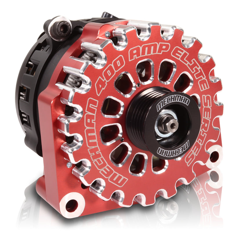 Mechman E-Series 400 Amp  Red Alternator For 2005 - 2013 GM 6.0L Truck