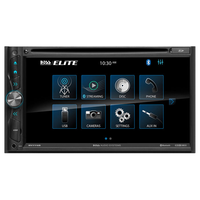 BOSS 6.95" Touchscreen Radio with Bluetooth, DVD/CD/USB/SD, Rear Camera & Remote
