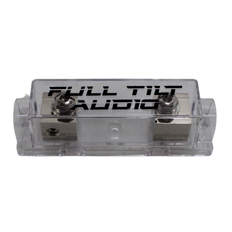 Full Tilt ANL Set Screw Silver Finish Fuse Holder – 1/0 to 4 AWG
