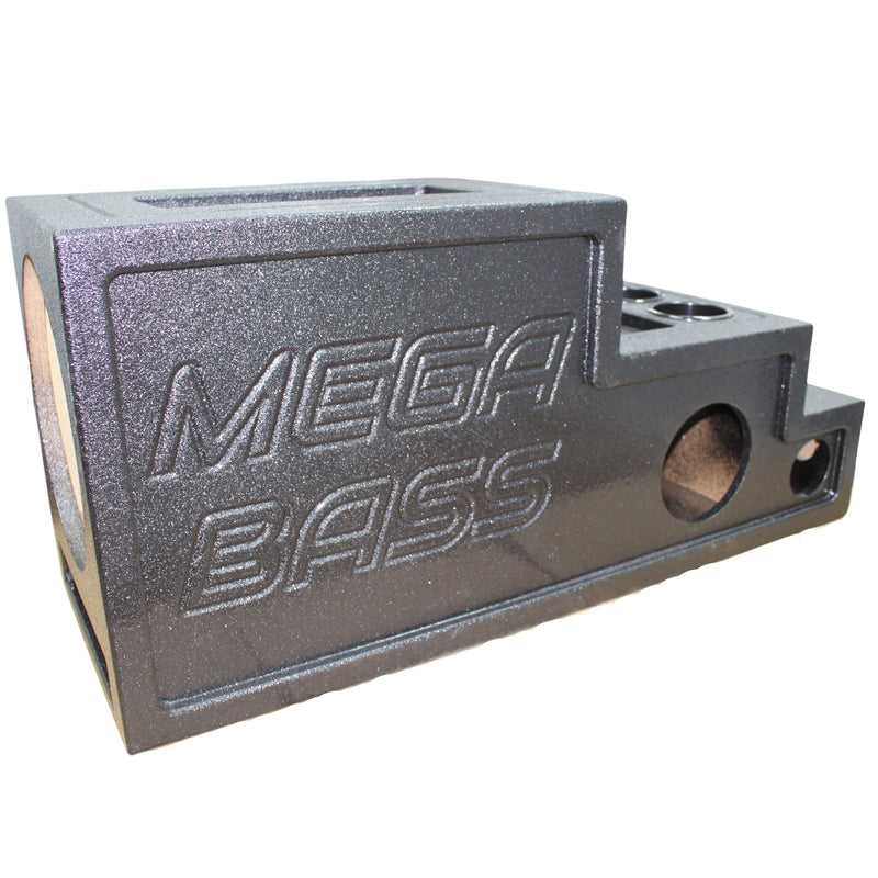 King Boxes 12" Center Console Vented Woofer Cutout w/ (2) 6.5" &(2) 3.5" Cutouts