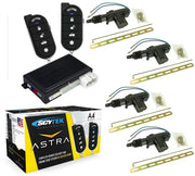 Car Alarm Security 4 Door Locks, Keyless Entry 1-Way Fob Remote Start Scytek A4 - Big Jeff Online Inc