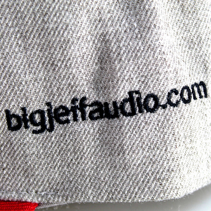 Official Team Big Jeff Audio Hair Tricks Snapback Hat Gray