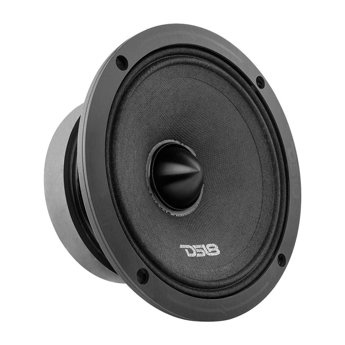 DS18 6.5" Mid-Range 600W 4-Ohm Motorcycle Loudspeaker with Bullet Pro Car Audio