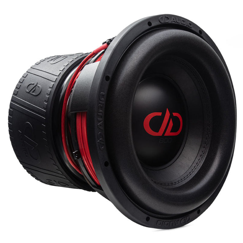 DD Audio 12 Inch Dual 1 Ohm 7500W Peak/2500W RMS Power Tuned Subwoofer 812F-D1