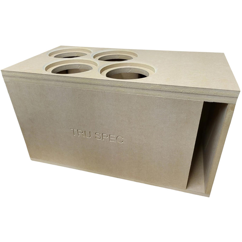 Tru Spec Back Vented Prefab Four Up Port 6.5" Subwoofer Enclosure