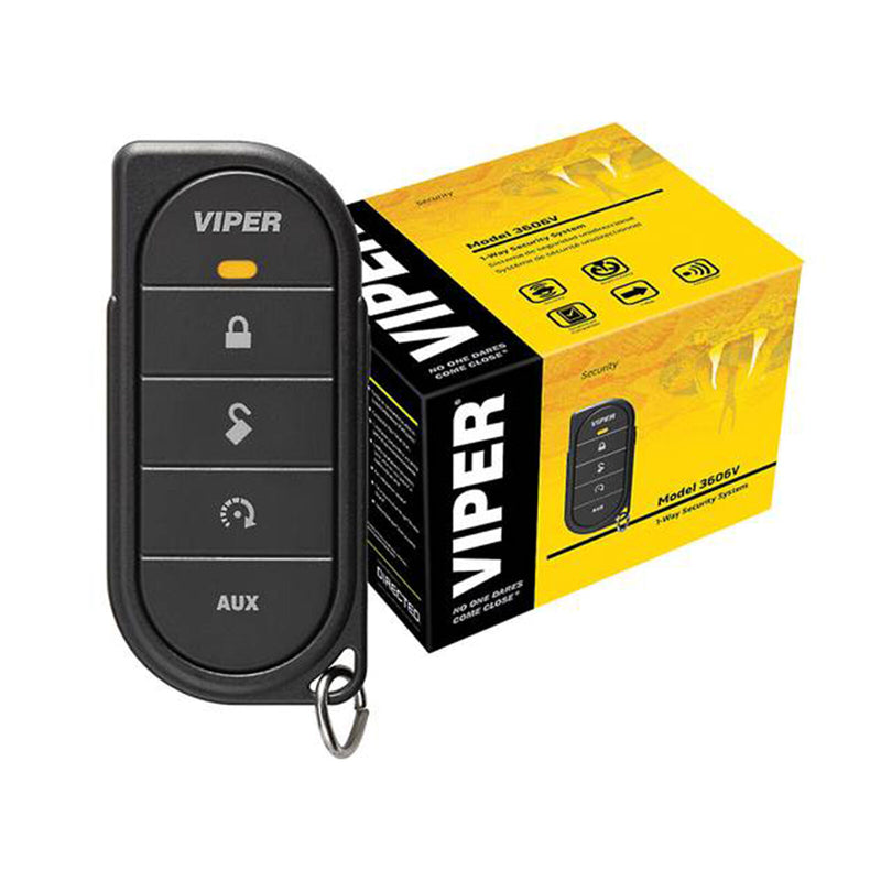 Viper 1 Way -1 Remote Security System with 1/2 Mile Range + 4 Door Locks 3606V