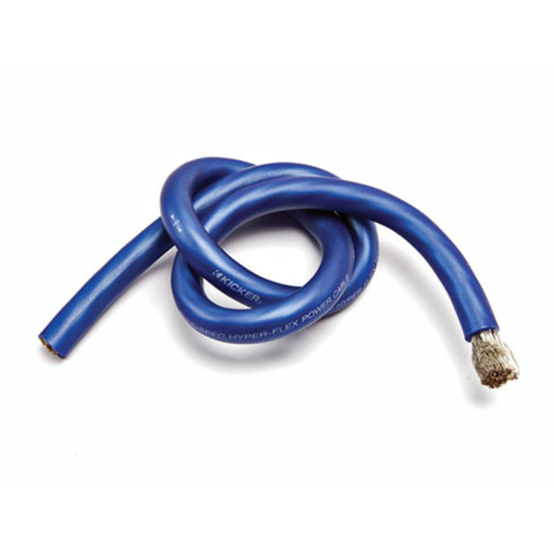 Kicker 4 AWG 100% OFC Blue Power/Ground Wire Lot Cut By The Foot