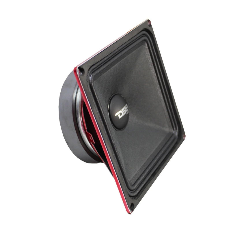 DS18 6.5" x 6.5" 500 Watt 4 Ohm Black Square Midrange Loudspeaker PRO-X6.4MSQ