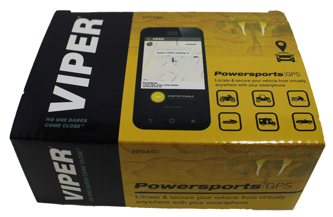 Viper Powersports GPS Tracker Module Water Resistant Smartphone VPS450