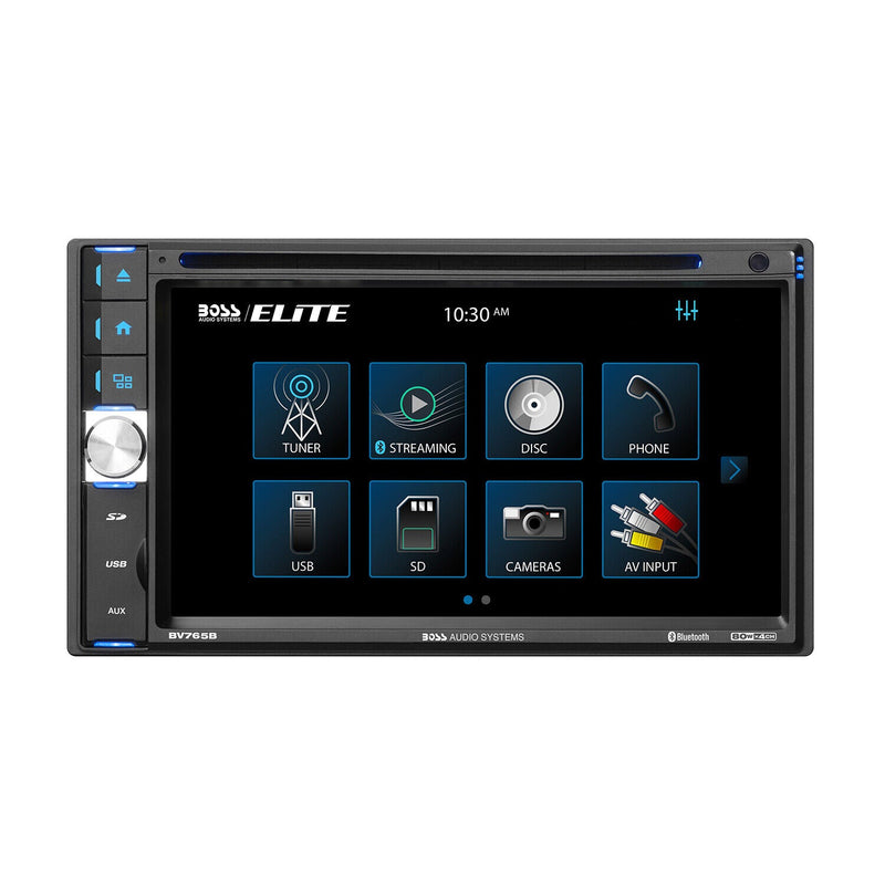 BOSS 6.5" Touchscreen Bluetooth 2 DIN Radio with DVD/MP3/CD, AM/FM, AUX & Remote