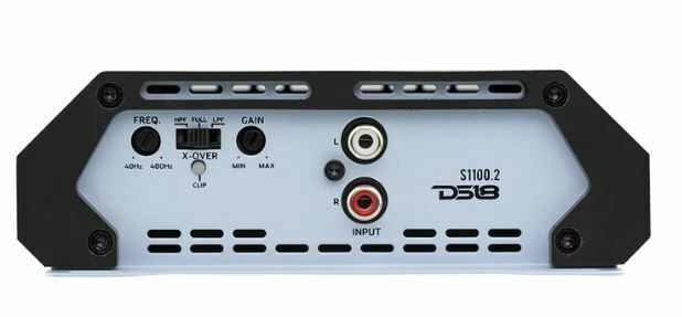 DS18 Select Silver 1100 Watt 2 Channel Full Range Class AB Amplifier S1100.2