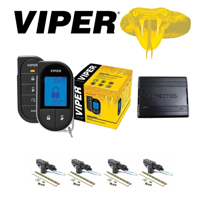 Viper Responder LC3 1-Way Remote Start + DB3 Bypass Module + 4 DoorLocks 5706V
