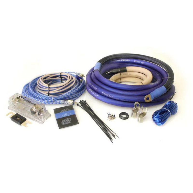 XS Power AKXP0-1 1/0 Gauge CCA Amplifier Installation Kit w/ 200 ANL Fuse