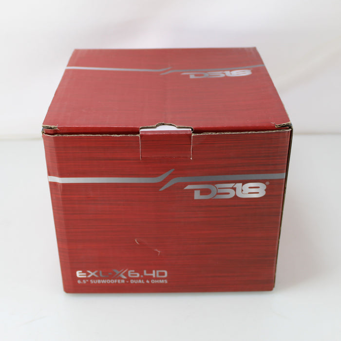 6.5" Subwoofer 800 Watts Dual 4 Ohm DVC DS18 EXL-X6.4D OPEN BOX