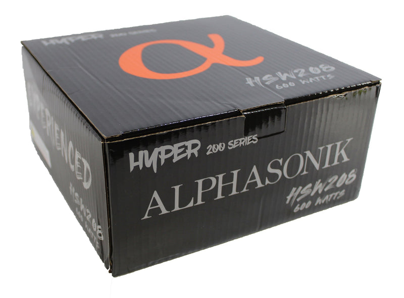 8" 600W HYPER 200 Series Subwoofer 4 Ohm 1.5" Voice Coils HSW208