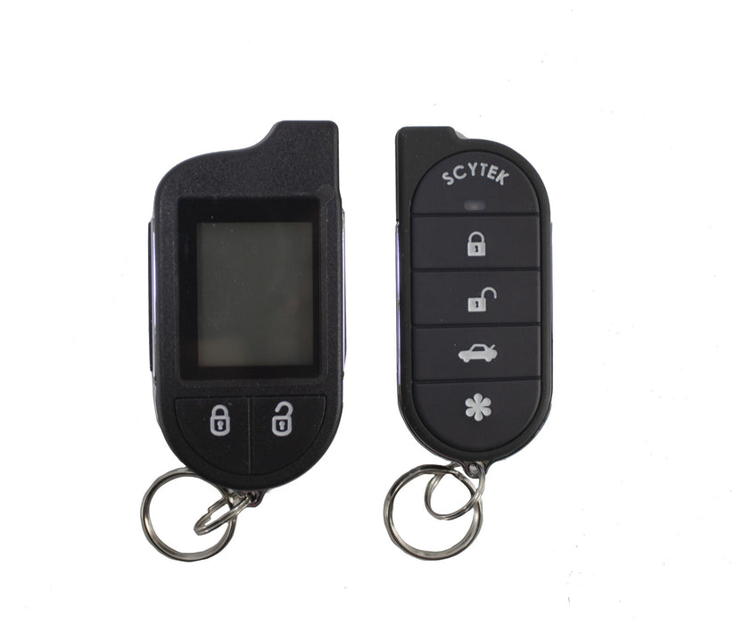 2 Way Car Alarm Security System w/ 2 Door locks Keyless Entry G777