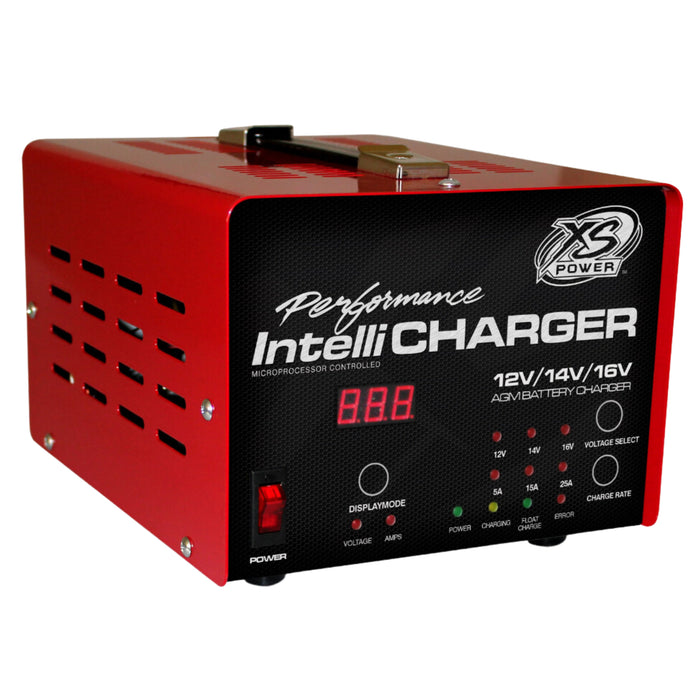 XS Power Performance AGM Battery12V/14V/16V 5A/15A/25A IntelliCharger