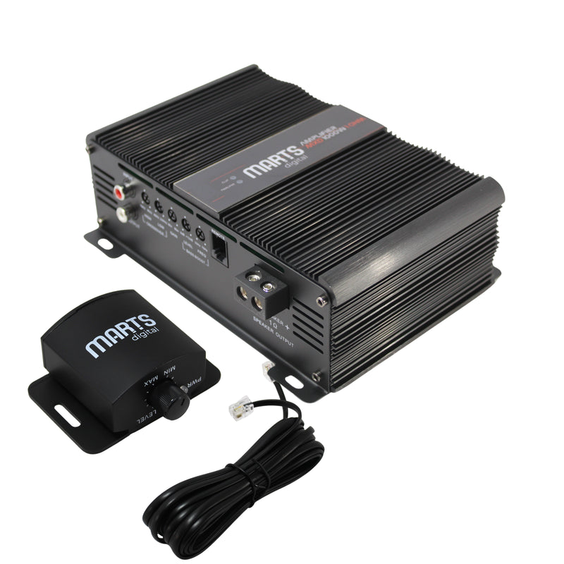 Marts Digital Monoblock Amplifier Full-Range Class D 1000w 1 Ohm MXD-1000-1