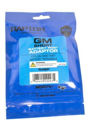 Metra Short GM Post Adapter Battery Terminal Mid Series 24K Gold Plated R4SP