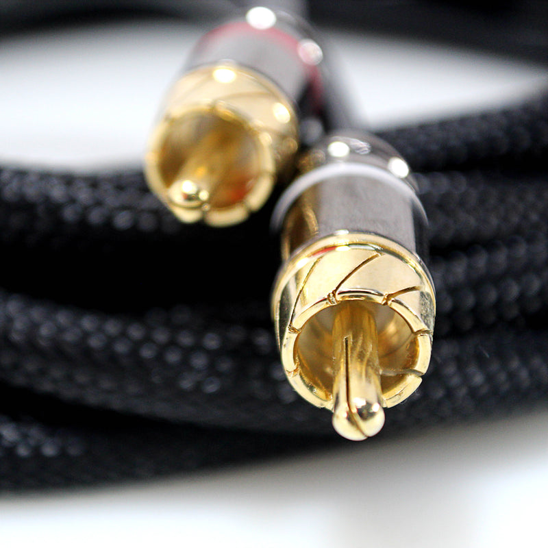 Full Tilt RCA HQ Series Car Audio 20 Foot Gold Plated Color Coded Cable