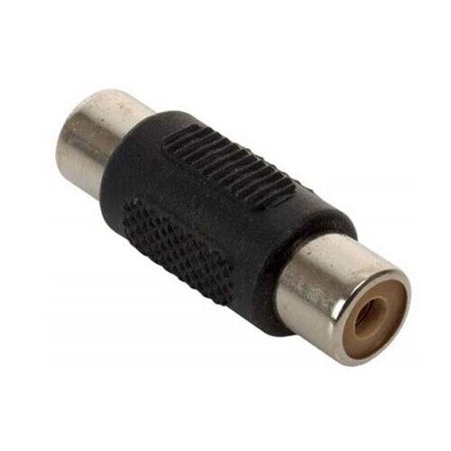 Install Bay Female-to-Female Nickel Plated RCA Barrel Connector x 10