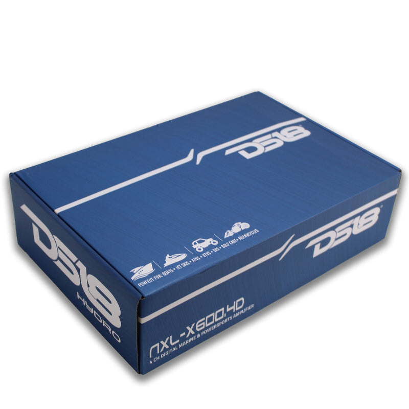 DS18 4 Ch Marine & Powersports Amplifier 1600 Watt Class D With Fuse & Holder