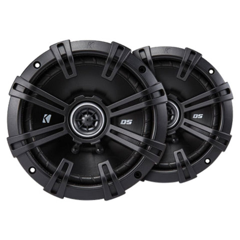 Kicker 6.75" 4 Ohm 240W Peak 2 Way Coax Full Range Car Audio Speakers 43DSC6704