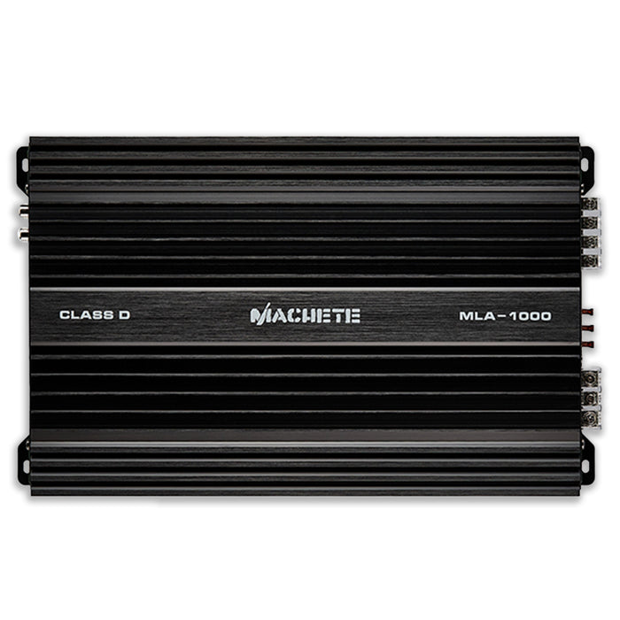 Deaf Bonce Monoblock Power Amplifier Class D 1000W Car Audio Machete w/Bass Knob