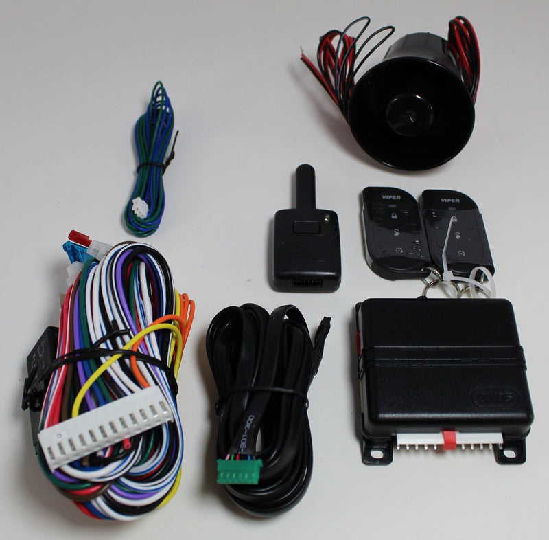 Viper 350 PLUS 1-Way Security 2 Remotes Control Center + 4 Door Locks 3105V