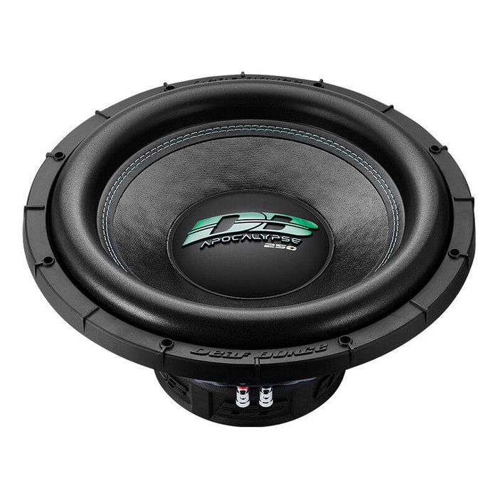 Deaf Bonce 15" 2000W 1 Ohm Subwoofer + Car Audio Bass Package Amplifier