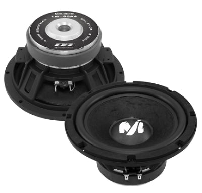 Pair of Deaf Bonce 8 Mid-Bass Speakers 200W 4 Ohm w/ 1" Bullet Tweeters 160W