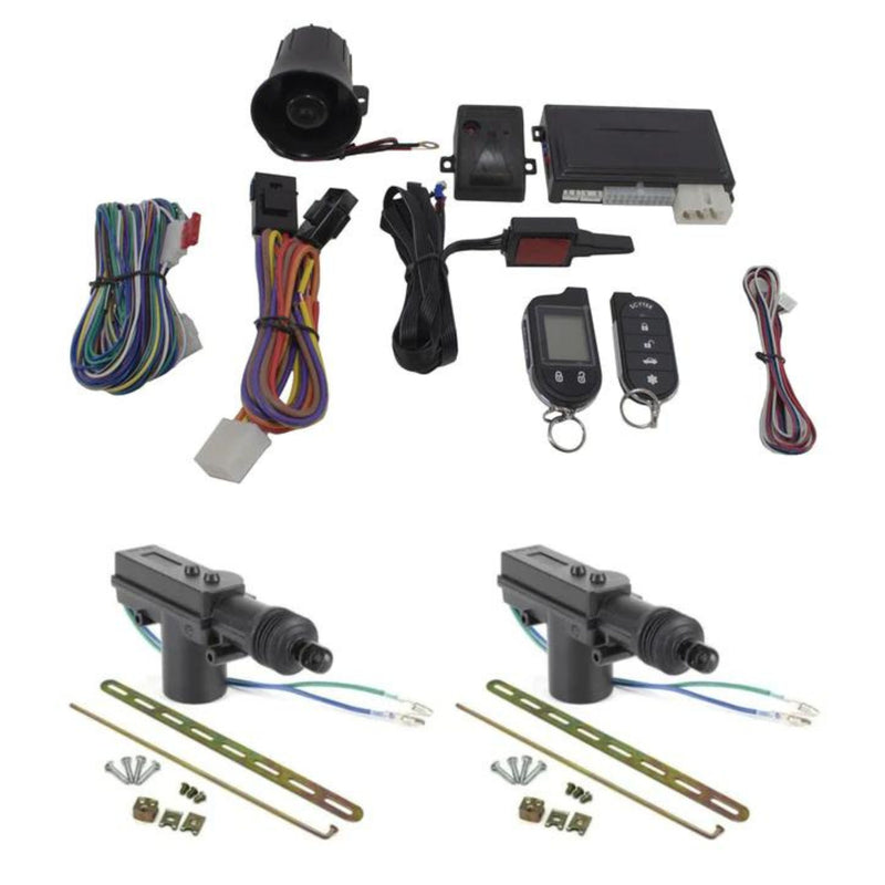 Keyless Entry Security System w/ Remote Start+ 2 Door Lock Remote Control G5.2W