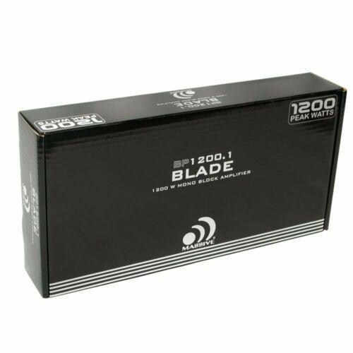 1200W Monoblock Amplifier 1 Ohm Stable Massive Audio BP1200.1 Car Audio - Big Jeff Online Inc
