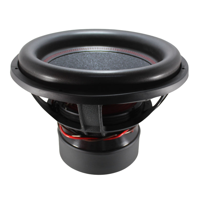 Massive Audio 18 Inch Dual 1-Ohm Subwoofer 12000W Max 4" Flat Wound Voice Coil