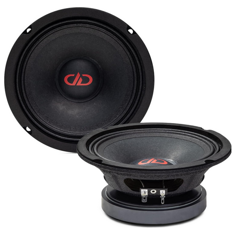 DD Audio Pair of 6.5 Inch 300 Watts 2-Ohm Mid-Range Speakers VO-M6.5b-S2