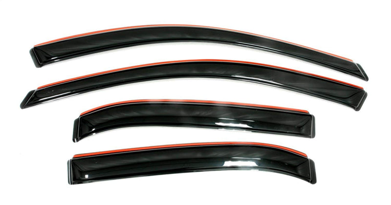 Rain Guards In Channel Low Profile Snap 3M Smoked 15-2020 Ford F150 Super Crew