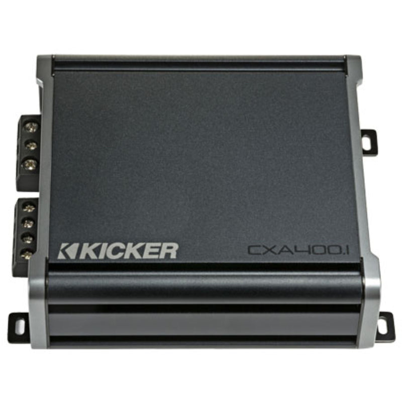 Kicker CX Series Monoblock Class D 400W RMS 1 Ohm Amplifier - 46CXA4001T