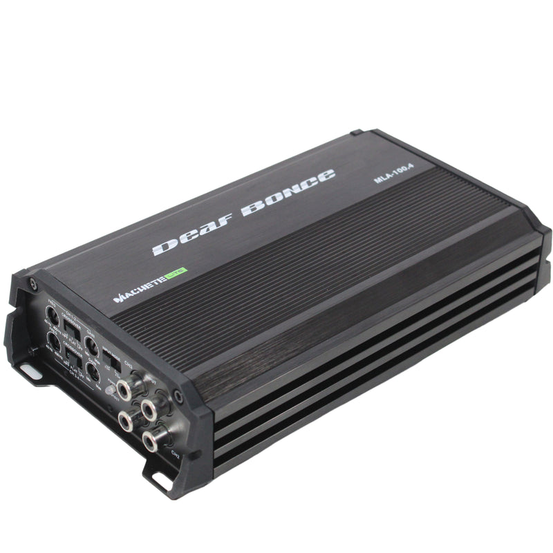 Deaf Bonce Machete 600W 2 ohm RMS Class D 4 Channel Power Amplifier MLA-100.4